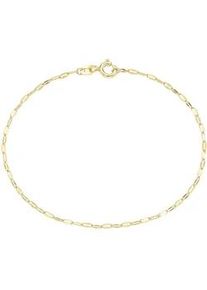 Armband Luigi Merano "fantasief&ouml;rmig mit diamantierten Gliedern, Gold 375", gold, Armb&auml;nder, Damen, 19cm, Gelbgold 375, Armband