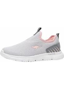 Sneaker Kangaroos "K-ETK DUNNART", Damen, Gr. 36, vapor grau, seashell pink, Mesh, Synthetik, Schuhe Sneaker, praktischer Schlupfeinstieg