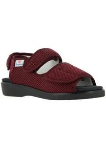 VAROMED Sandale, Damen, Gr. 41, rot (bordeaux), Polyester, Schuhe Sandale