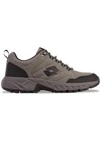 Sneaker Lotto, Herren, Gr. 47, schwarz (grau, schwarz), Kunstfaser, Synthetik, mehrfarbig, Schuhe Sneaker, - mit Laceloops & Metalhoos