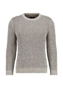 Rundhalspullover Ragman, Herren, Gr. 52, grau, 100% Baumwolle, Rundhals, Pullover Rundhalspullover