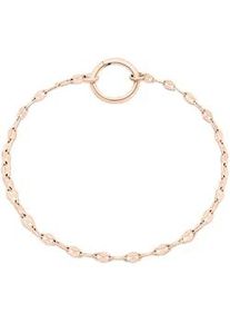 Charm-Armband Tamaris "Schmuck Geschenk Edelstahl Charm Armkette Lip Chain", ros&eacute;goldfarben, Armb&auml;nder, Damen, 18cm, Edelstahl, Charm-Armband