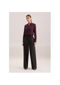 Stoffhose Seidensticker, Damen, Gr. 42, Normalgr&ouml;&szlig;en, schwarz, 52% Wolle, 44% Polyester, 4% Elasthan, unifarben, Hosen Stoffhose