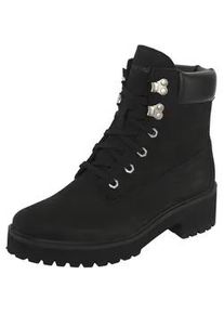 Schn&uuml;rboots Timberland "CARNABY COOL MID LACE UP BOOT", Damen, Gr. 39,5, jet schwarz, Leder, Schuhe Schn&uuml;rboots, Winterstiefel, Schn&uuml;rstiefel, Winterschuhe