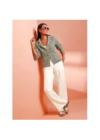 Strickjacke Heine, Damen, Gr. 40, khaki, 57% Polyacryl, 40% Baumwolle, 3% metallisierte Fasern, meliert, unifarben, Strickjacken Strickjacke