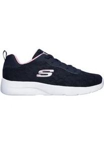 Sneaker Skechers "Dynamight 2.0 Homespun", Damen, Gr. 41, navy, rosa, Textil, Schuhe Sneaker, Trainingsschuh, Laufschuh, Schn&uuml;rschuh mit gepolstertem Schaftrand