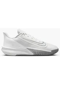 Basketballschuh Nike "PRECISION VII", Herren, Gr. 44, summit wei&szlig;, metallic silber, Synthetik, Textil, Schuhe