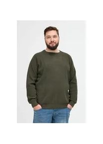 Strickpullover Blend "BHBPullover", Herren, Gr. 6XL, forest night, 85% Polyester, 15% Polyamid, unifarben, Basic, regular fit normal, Rundhals, eingesetzt, Pullover Strickpullover, Stilvoller Strickpullover