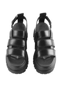 Sandale Buffalo "Buffalo Damen Buffalo Aspha Fsh Ot Vegan Box", Damen, Gr. 41, schwarz, Kunstfaser, unifarben, Schuhe Sandale