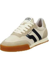 Sneaker Gant "Baylle", Herren, Gr. 42, beige, Nylon, Veloursleder, kontrastfarbene Details, Schuhe Sneaker, Retro Sneaker, Schn&uuml;rschuh mit modischer Gummilaufsohle