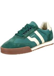 Sneaker Gant "Gant Sneaker Veloursleder/Textil", Herren, Gr. 41, gr&uuml;n, Textil, Veloursleder, Schuhe Sneaker