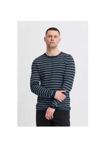 Strickpullover Blend "BHAjlan", Herren, Gr. M, bleached sand, Web, 100% Baumwolle, gestreift, Basic, normal normal, Rundhals, Pullover Strickpullover, Stilvoller Strickpullover