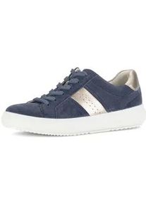 Sneaker Gabor "Sneaker low", Damen, Gr. 35,5, blau, Schuhe Sneaker