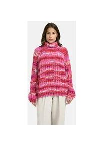 Smith & Soul Rollkragenpullover SMITH & SOUL, Damen, Gr. S, cherry print, Grobstrick, Material: 64% Polyacryl, 15% Polyamid, 14% Wolle, 7% Alpaka, gestreift, regular fit normal, Rundhals, Raglan&auml;rmel Rippb&uuml;ndchen, Pullover Rollkragenpullover, aus Grobstrick