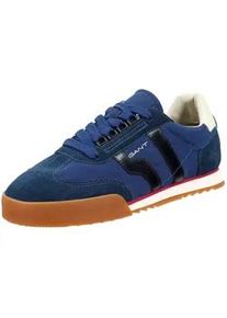 Sneaker Gant "Gant Sneaker Veloursleder/Textil", Herren, Gr. 45, blau (marine), Textil, Veloursleder, Schuhe Sneaker