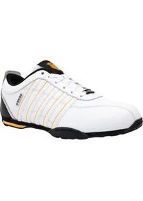 Sneaker K-Swiss "ARVEE 1.5", Herren, Gr. 43, blan, bk, orgpopy, Leder, Schuhe Sneaker