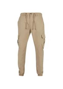 Cargohose Urban Classics "Urban Classics Herren Cargo Jogging Pants", Herren, Gr. 5XL, US-Gr&ouml;&szlig;en, unionbeige, 100% Baumwolle, unifarben, normal, Hosen Cargohose