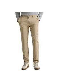 Marc O'Polo Chinohose MARC O'POLO "aus hochwertigem Bio-Baumwoll-Mix", Herren, Gr. 38, L&auml;nge 32, light almond, Obermaterial: 97% Baumwolle, 3% Elasthan, unifarben, gerade, unten schmal normal, Hosen Chinohose