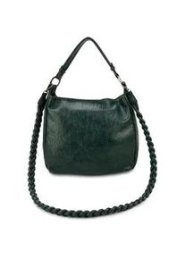 Henkeltasche Harpa "TILDA", Damen, Gr. B/H/T: 15cm x 30cm x 35,5cm, gr&uuml;n, Polyurethan (PU), unifarben, Taschen, mit ger&auml;umigem Hauptfach und Innentaschen