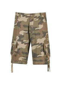 Stoffhose BRANDIT "Brandit Herren Urban Legend Cargo Shorts", Herren, Gr. 7XL, US-Gr&ouml;&szlig;en, light woodland, 65% Polyester, 35% Baumwolle, normal, Hosen Stoffhose