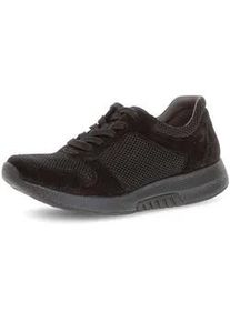 Sneaker Gabor "Sneaker low", Damen, Gr. 43, schwarz, Schuhe Sneaker