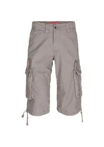 Shorts MOLECULE "Molecule Cargo Shorts 3/4 BAGGY", Herren, Gr. S, Normalgr&ouml;&szlig;en, grau, Obermaterial: 100% Baumwolle, Hosen Shorts