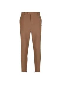 Stoffhose 2Y Premium "2Y Premium 2Y Cropped Pants", Herren, Gr. 32, Normalgr&ouml;&szlig;en, braun, 65% Polyester, 32% Baumwolle, 3% Elasthan, unifarben, skinny fit, Hosen Stoffhose