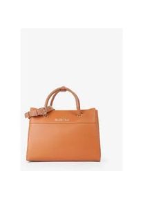 Shopper Valentino BAGS "ALEXIA", Damen, Gr. B/H/T: 14cm x 27cm x 35cm, orange, Lederimitat, Taschen Shopper, Damen Umh&auml;ngetasche, Tragetasche, Schultertasche mit Logo