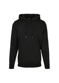 Rundhalspullover Urban Classics "Urban Classics Herren Basic Terry Hoody", Herren, Gr. XXL, schwarz, 65% Baumwolle, 35% Polyester, unifarben, normal, ohne Ausschnitt, Pullover Rundhalspullover