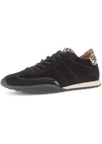 Sneaker Gabor "Sneaker low", Herren, Gr. 42, schwarz, Schuhe Sneaker