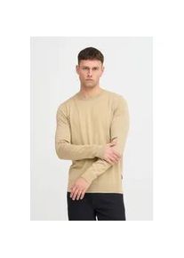 Strickpullover Blend "BHPullover", Herren, Gr. XXL, cornstalk, 78% Viskose, 22% Polyester, unifarben, regular fit, Rundhals, eng, Pullover Strickpullover, Schlichter Strickpullover