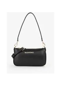 Schultertasche Valentino BAGS "CLIO RE", Damen, Gr. B/H/T: 25,5cm x 14cm x 4,5cm, nero, Lederimitat, Taschen Schultertasche, It-Bag, Handtasche mit schlichter Logoverzierung