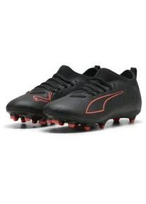 Fu&szlig;ballschuh Puma "ULTRA 6 MATCH FG/AG Fu&szlig;ballschuhe Jugendliche", Kinder, Gr. 37,5, schwarz rot, Obermaterial: Synthetik, Textil; Futter: Synthetik, Textil; Innensohle: Textil; Laufsohle: Synthetik, Schuhe Fu&szlig;ballschuh