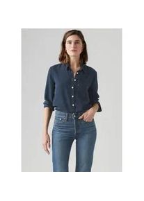 Levi's Hemdbluse LEVI'S, Damen, Gr. M (38), initial take, Web, Obermaterial: 100% Lyocell, unifarben, regular fit normal, Manschette, Blusen Hemdbluse, mit Brusttasche