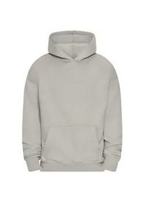 Kapuzenpullover DROPSIZE "Dropsize Herren Dropsize Heavy Oversize Center HD Hoodie", Herren, Gr. L, moonbeam, 70% Baumwolle, 30% Polyester, mehrfarbig, oversize, ohne Ausschnitt, Pullover Kapuzenpullover