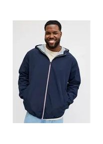 Jack & Jones PlusSize Blouson "JJJAKE LIGHT JACKET PLS", Herren, Gr. 5XL, navy blazer, Web, Obermaterial: 100% Polyester, JACK & JONES PLUSSIZE, unifarben, regular fit, Jacken Blouson