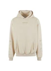 Kapuzenpullover Karl Kani "Karl Kani Retro Paisley Os Hoodie", Herren, Gr. XS, beige, 65% Baumwolle, 35% Polyester, mehrfarbig, normal, ohne Ausschnitt, Pullover Kapuzenpullover