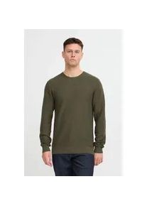 Strickpullover Blend "BHPullover", Damen, Gr. L, forest night, Web, 100% Baumwolle, unifarben, regular fit, Rundhals, eingesetzt, Pullover Strickpullover, Stilvoller Strickpullover