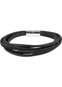 Adelia&acute;s Armband ADELIA ́S "Herren Armband aus Leder 21,5 cm", silber, Armb&auml;nder, Herren, 22cm, Leder, Armband, Zum Verschenken an Menschen, die Ihnen am Herzen liegen