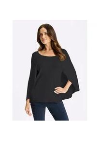 Rundhalspullover Heine "Pullover", Damen, Gr. 40, schwarz, 80% Viskose, 20% Polyamid, unifarben, Pullover Rundhalspullover