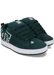 Sneaker DC Shoes "Court Graffik", Herren, Gr. 8(40,5), dunkelgr&uuml;n, wei&szlig;, Obermaterial:Obermaterial: Leder (Kuh) / Futter: Textil / Au&szlig;ensohle: Gummi;, Schuhe Sneaker