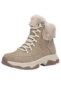 Winterboots Rieker SPORT, Damen, Gr. 38, camelfarben, beige, Glattleder, Schuhe Winterboots, Winterstiefelette, Outdoorboots mit wasserabweisender TEX-Membran