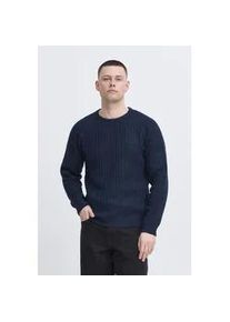 Strickpullover Blend "BHDexter", Herren, Gr. L, salute, Grobstrick, 84% Polyester, 10% Wolle, 6% Nylon, unifarben, normal normal, Rundhals, Raglan&auml;rmel, Pullover Strickpullover, Klassischer Grobstrickpullover