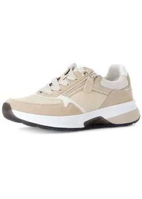 Sneaker Gabor "Sneaker low", Damen, Gr. 38,5, beige, Schuhe Sneaker