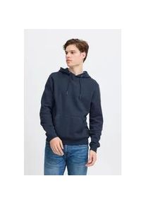 Kapuzenpullover Blend "BHSweatshirt", Herren, Gr. S, blau (marineblaus), Sweatware, 100% Baumwolle, meliert, Basic, regular fit normal, ohne Ausschnitt, eingesetzt, Pullover Kapuzenpullover, Stilvoller Hoodie mit Kapuze
