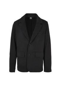 Funktionsmantel Urban Classics "Urban Classics Herren Terry Blazer", Herren, Gr. XL, schwarz, 65% Baumwolle, 35% Polyester, M&auml;ntel