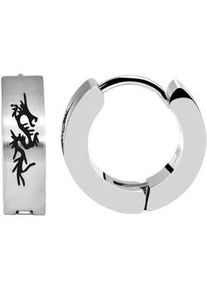 Adelia&acute;s Klappcreolen ADELIA ́S "Damen Ohrringe &ndash; Klappcreole aus Edelstahl", Damen, Gr. Damen, Edelstahl, silber, Ohrringe Klappcreolen, Zum Verschenken &ndash; passend f&uuml;r viele Anl&auml;sse