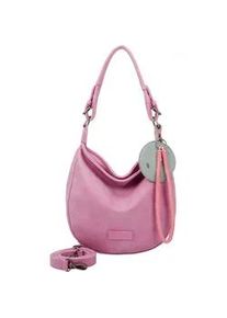 Schultertasche Fritzi aus Preussen "Fritzi Hobo", Damen, Gr. B/H/T: 10cm x 31cm x 33cm, pink, Polyurethan (PU), unifarben, Taschen Schultertasche, mit abnehmbaren Schultergurt