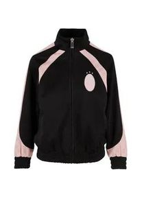 Trainingsjacke PEQUS "PEQUS PEQUS Football Logo Track Jacket", Damen, Gr. M, mc, 100% Polyester, mehrfarbig, normal, amerikanischer Ausschnitt, Jacken Trainingsjacke