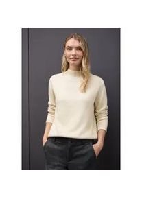 Rollkragenpullover Street One, Damen, Gr. 42, soft beige, Strick, Obermaterial: 37% Polyacryl, 29% Baumwolle, 29% Polyester, 5% Nylon, unifarben, regular fit normal, ohne Ausschnitt, Rippb&uuml;ndchen, Pullover Rollkragenpullover, mit Rippb&uuml;ndchen